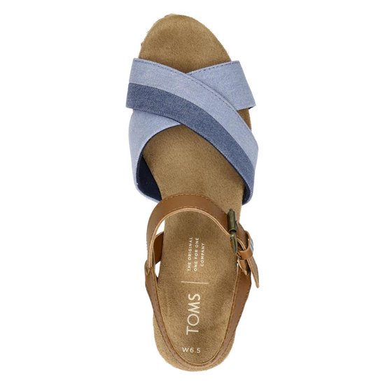 Toms Willow Dames Wedge - Navy - Maat 36