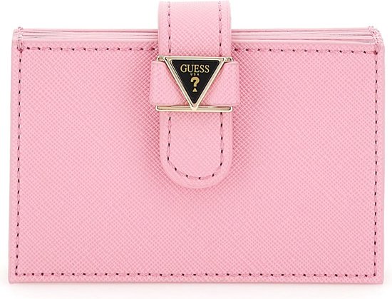 Guess Card Case Keyring Dames Portemonnee - Roze