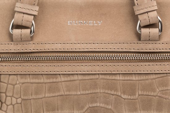BURKELY Croco Cody Handbag S - Grijs