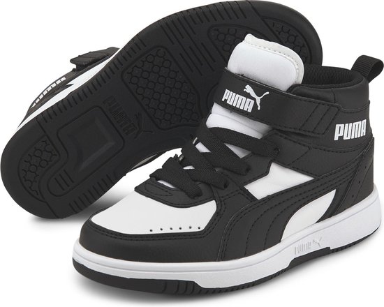 PUMA - maat 34 - Rebound JOY AC PS Unisex Sneakers - Black/White