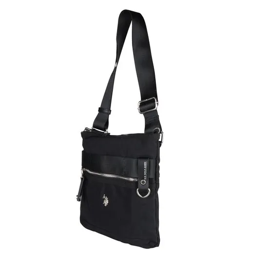 US POLO NEW WAGANER Tas Heren - Zwart