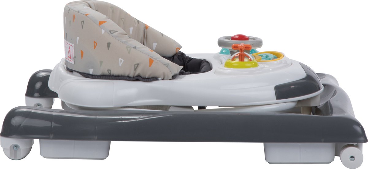 Bebeconfort Bolid Loopstoel - Warm Grey - Speels - Groeit met je kind - Vanaf 6 maanden
