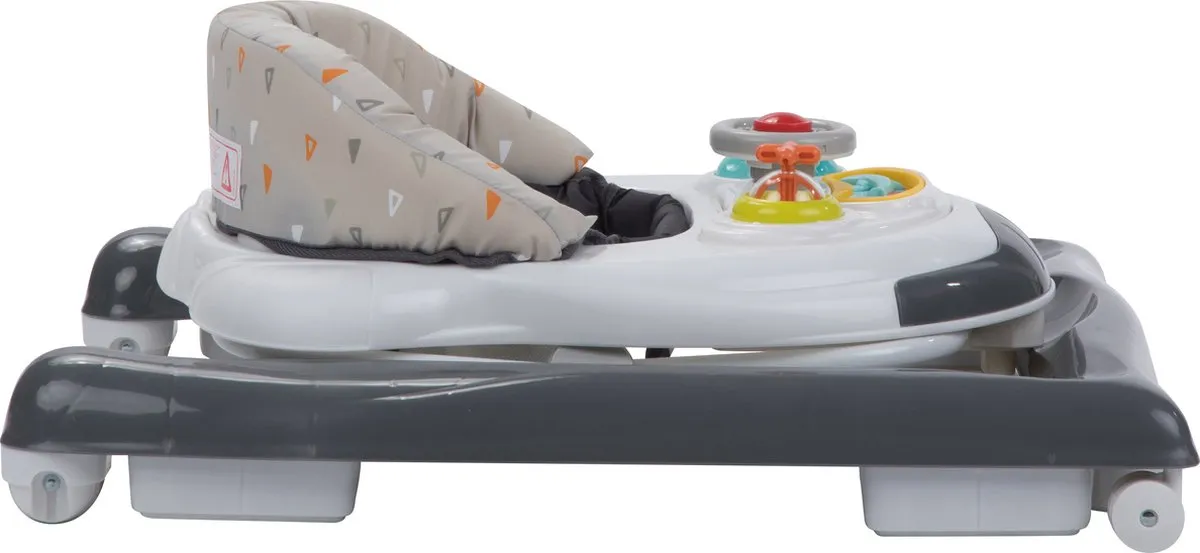 Bebeconfort Bolid Loopstoel - Warm Grey - Speels - Groeit met je kind - Vanaf 6 maanden