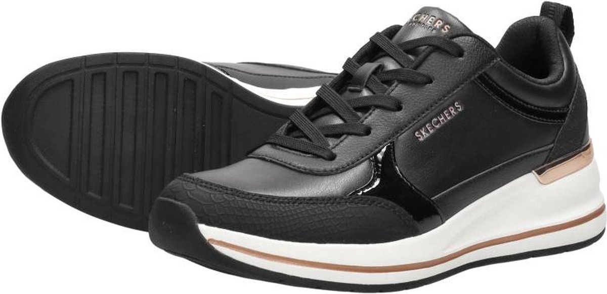 sneakers, zwart, gestructureerd, athletisch, sportschoen