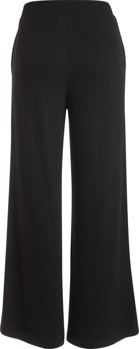 PIECES PCMOLLY PANTS NOOS Dames Broek - Maat S - Polyester - Viscose - Elastaan - Wide leg fit - Vro