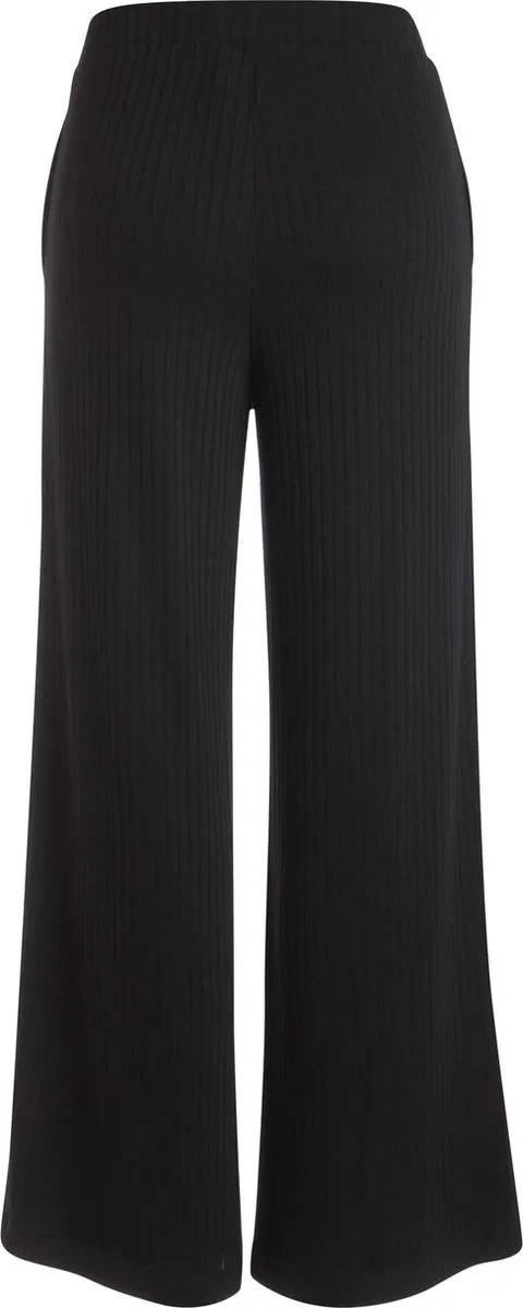 PIECES PCMOLLY PANTS NOOS Dames Broek - Maat S - Polyester - Viscose - Elastaan - Wide leg fit - Vro
