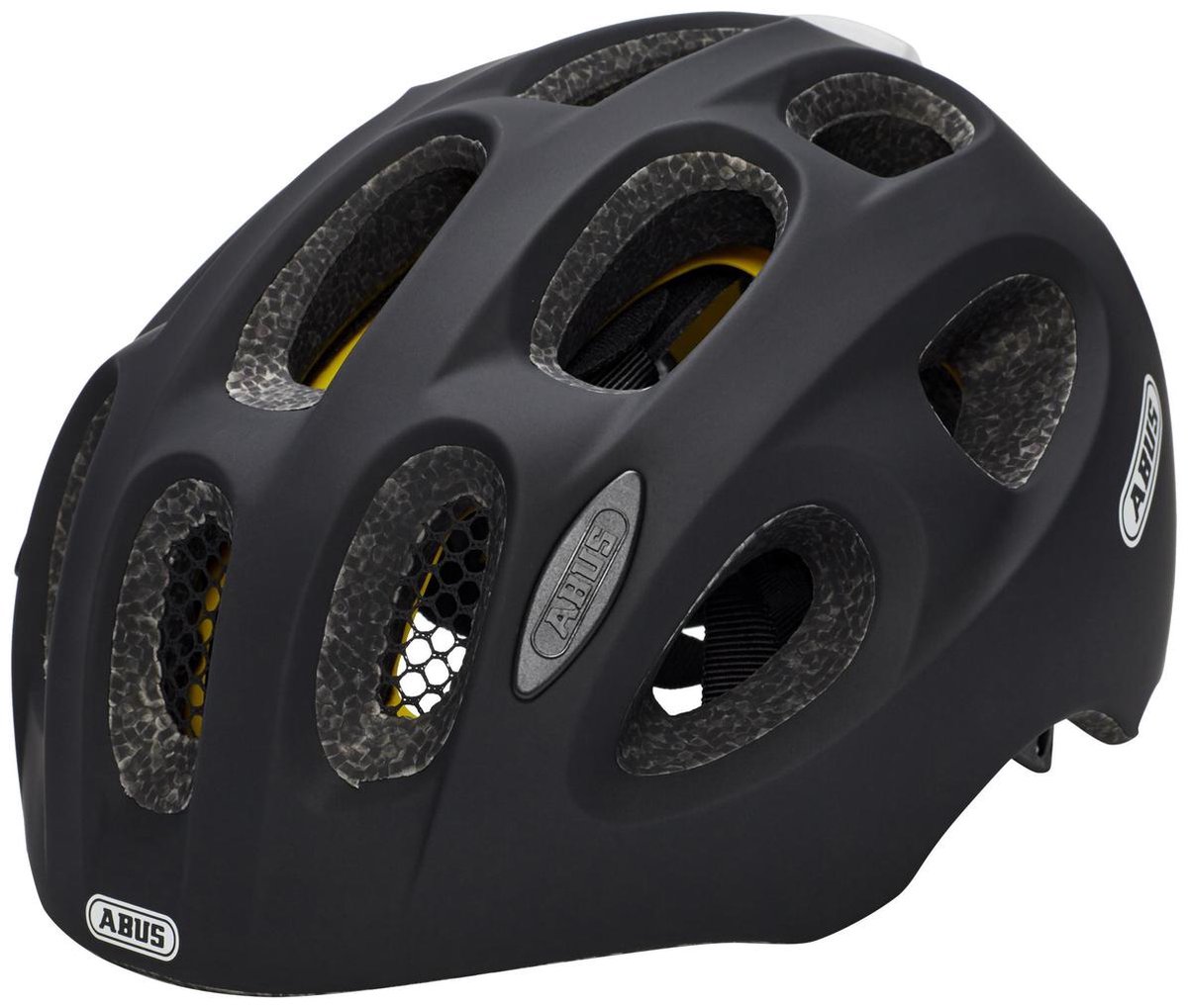 ABUS Youn-I MIPS Fietshelm Kinderen, zwart Hoofdomtrek S | 48-54cm