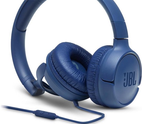 JBL T500 - On-ear koptelefoon - Blauw