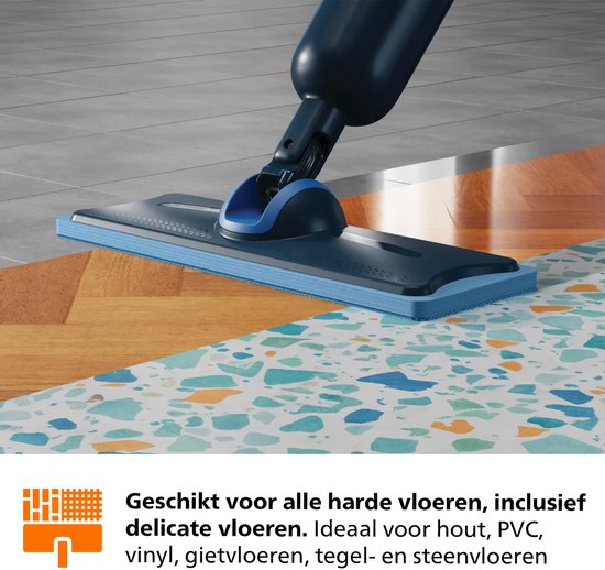 Philips OneUp Elektrische Dweil series - Dweilsysteem - Vloerreiniger