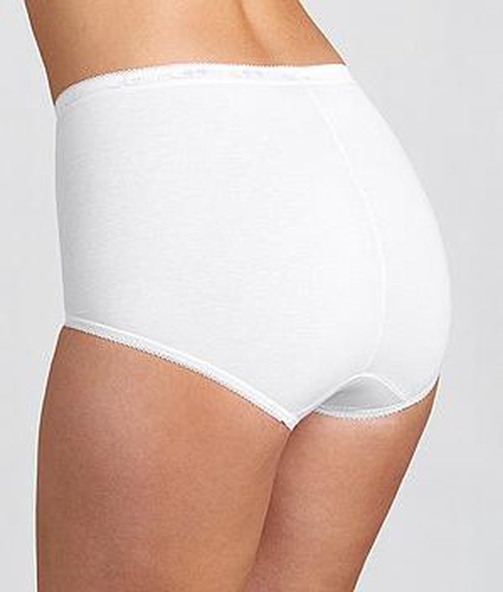 sloggi - Maat 40 - Basic+ Dames Maxi slip - 4-pack - Wit