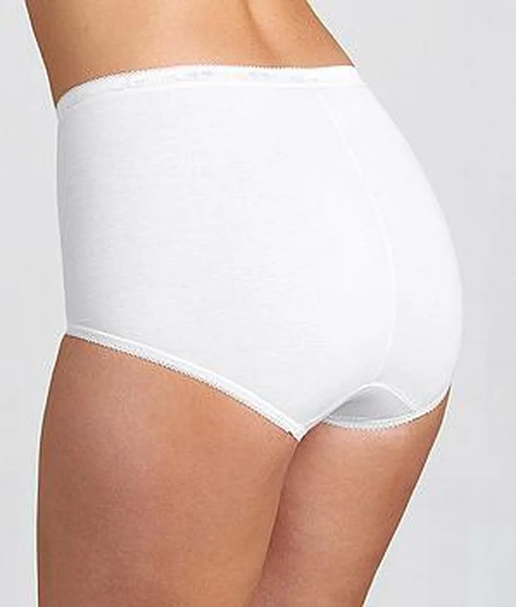 sloggi - Maat 40 - Basic+ Dames Maxi slip - 4-pack - Wit