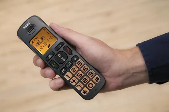 Fysic FX-5500 Big button Dect Telefoon - Knipperende display- en toetsverlichting bij inkomend gespr