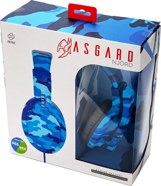 ASGARD NJORD Gaming Headset geschikt voor de Playstation 5 en Xbox series X/S Nintendo Switch en PC