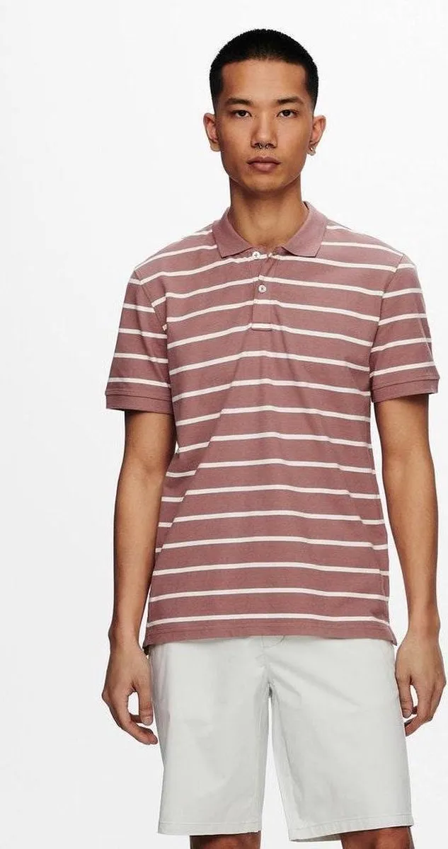 ONLY & SONS - Maat XS - ONSCOOPER LIFE REG SS POLO NOOS Heren Polo