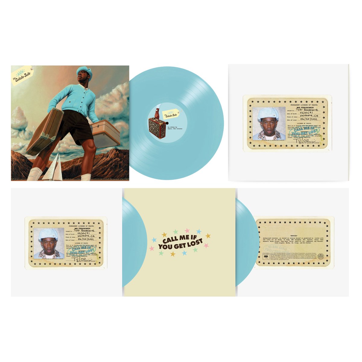 Tyler, The Creator - Call Me If You Get Lost (3LP Geneva Blue Vinyl)
