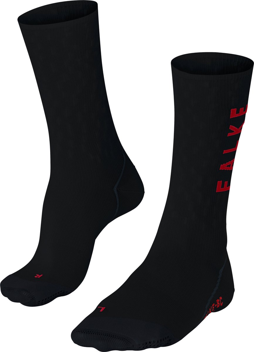 dgmoutlet-nl-FALKE-BC-anti-blaar-functioneel-materiaal-fietssokken-unisex-zwart-maat-42-43-1 Kleding, Kousen, Sok