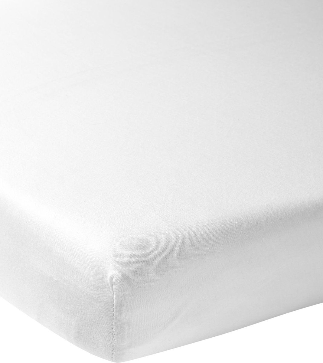 Meyco Jersey hoeslaken boxmatras - Wit - 75x95cm