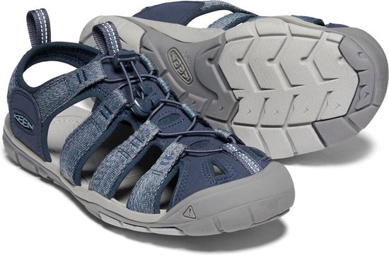 sandalen, watersandalen, fond, sluiting, grijs/blauw