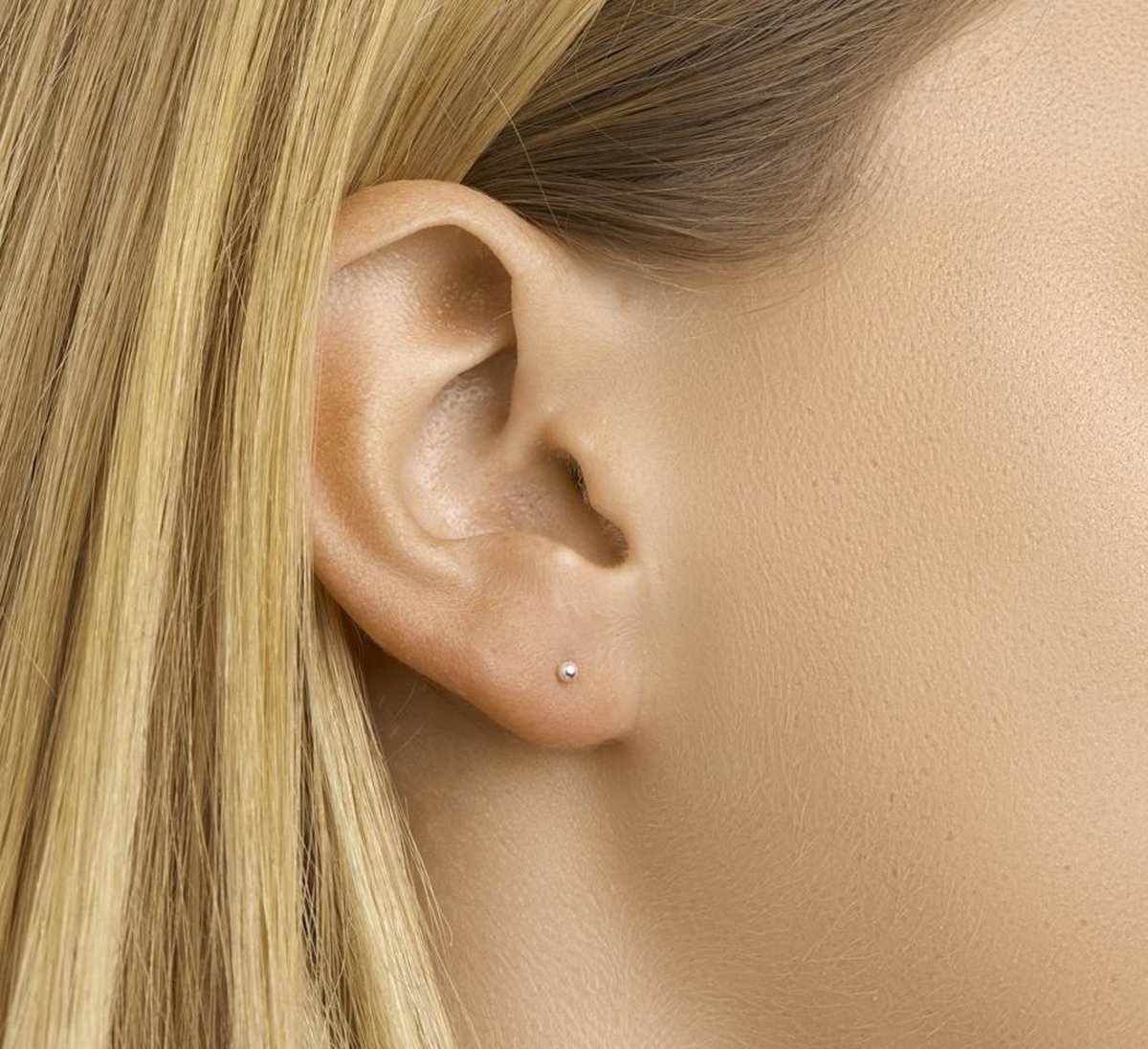 The Jewelry Collection - Oorknoppen Bol - Zilver - 2 mm