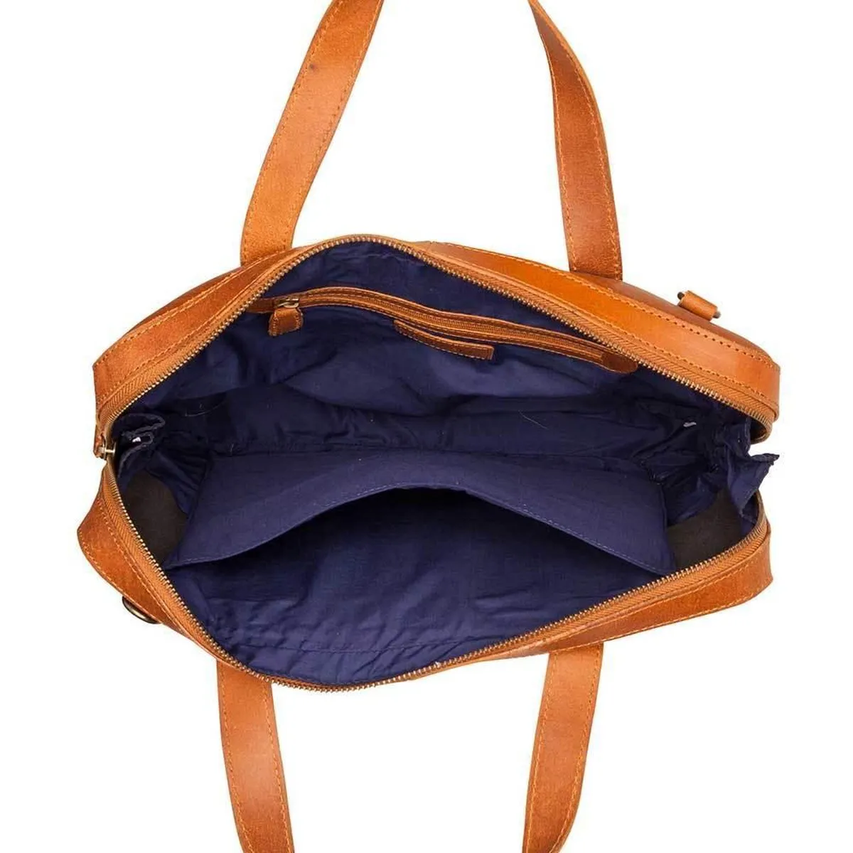 BURKELY Vintage Noa Little Aktetas - 13 inch Laptoptas - Cognac