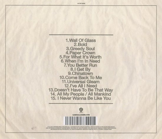 Liam Gallagher - As You Were (Deluxe)(CD)