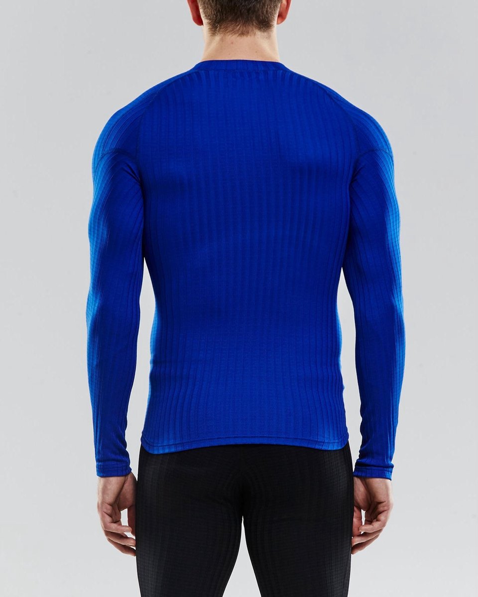 Craft Progress Baselayer Crewneck Longsleeve Sportshirt - Maat S - Mannen - donker blauw