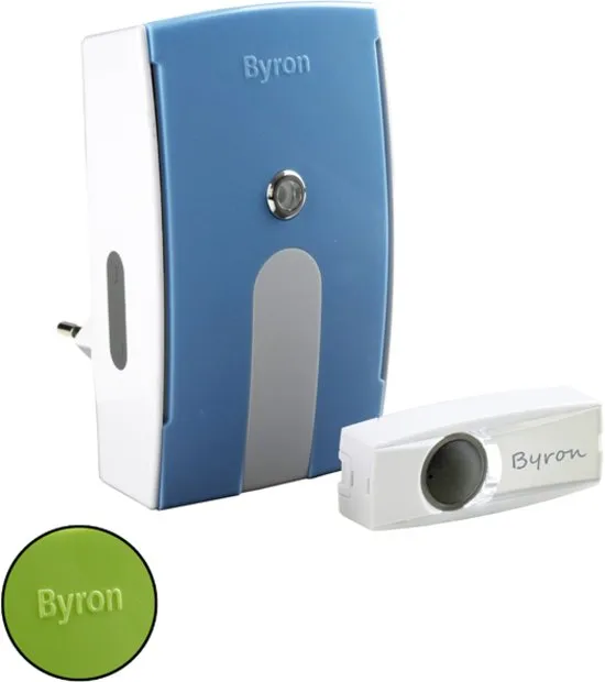 Byron BY-GB - Verwisselbare frontje - Blauw &amp; Groen - Geschikt voor deurbel type BY504E/BY514E/B