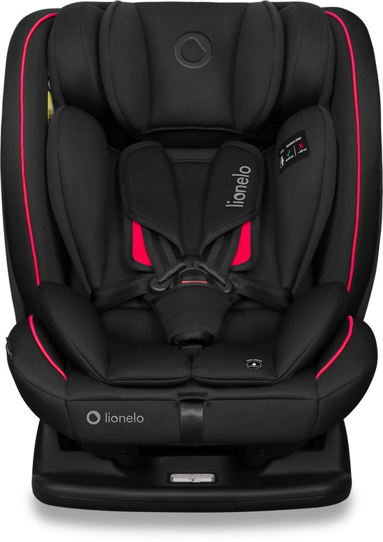 Lionelo Aart i-Size autostoel – Voor kinderen 40-150 cm – 4in1 Groep 0-1-2-3 – i-Size R129 – Voor- en achterwaarts (RWF tot 105 cm) – Montage met autogordel