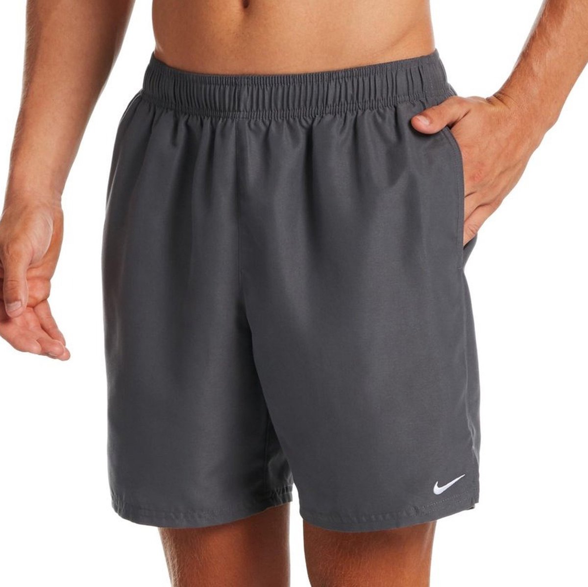 shorts, athletic, gym, drawstring?, pocket, gray