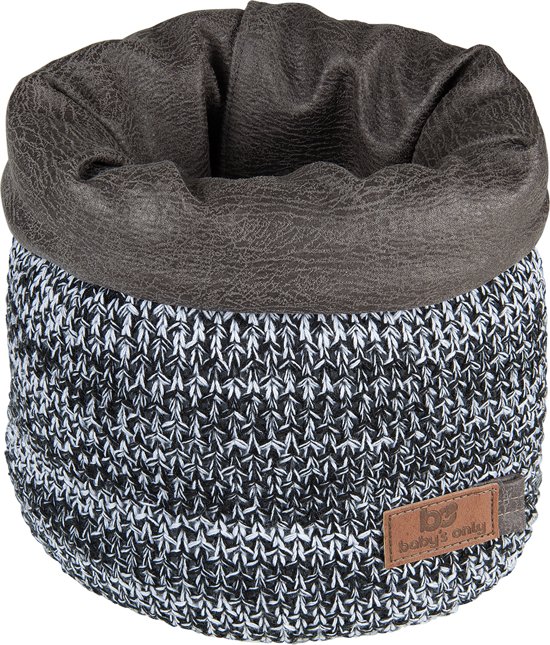 5ce3-34f6-4076-864b-b6854abf2a8a Baby's Only Commodemandje River zwart/wit mêlee