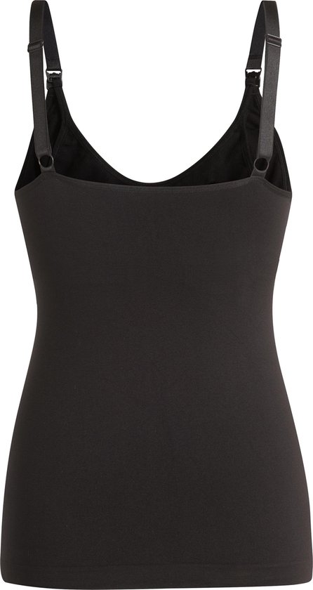 Noppies - Maat XS/S - Naadloze Voedingstop Seamless - Black