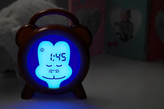 Alecto BC-100 MONKEY - Slaaptrainer, nachtlampje en wekker, aap