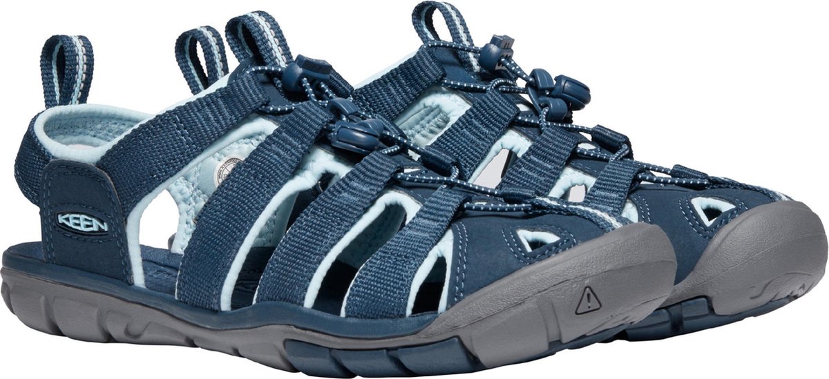 Keen  | Maat 42  Clearwater Dames Wandelsandalen Navy/Blue Glow | Blauw | Polyester