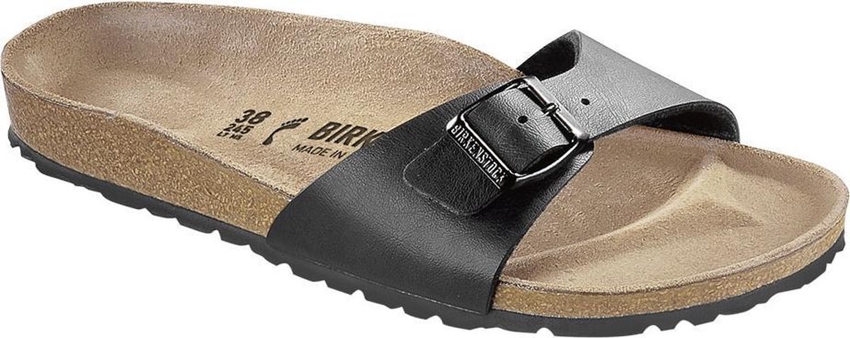 Birkenstock Madrid - 37 - Dames Slippers Small fit - Black