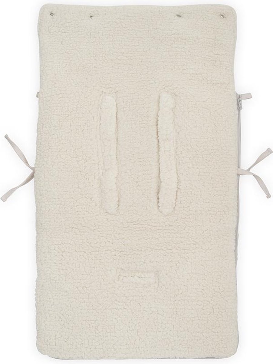 Jollein Voetenzak Teddy groep 0+ 3/5 punts cream white