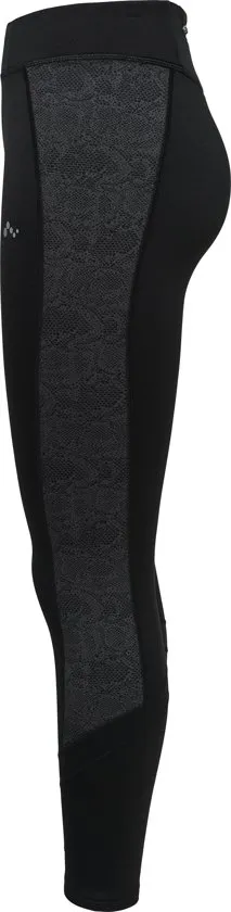 Only Play Hiss Run Brushed Tights Dames Sportlegging - Black - Maat XS