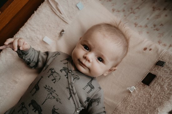 Snoozebaby Organisch Aankleedkussenhoes Peach Blush - 45x70 cm