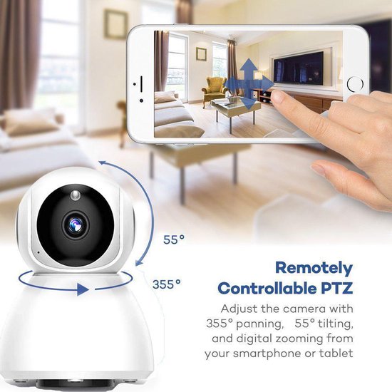 IP-camera met bewegingsdetectie - babyfoon - draadloze camera