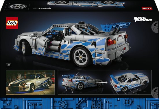 LEGO® Technic 2 Fast 2 Furious Nissan Skyline GT-R (R34) Auto - 42210