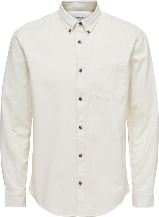 Onsbryce Maat XXL  Life Ls Reg Organic Shirt 22017285 Cloud Dancer