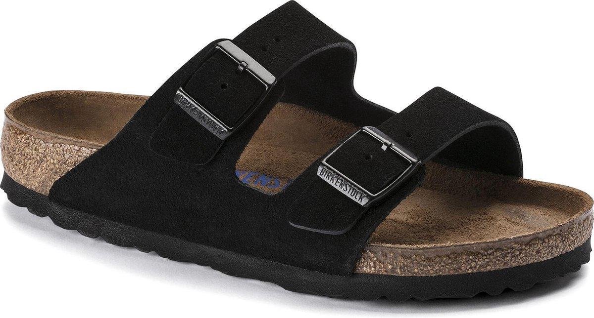 Birkenstock - Maat 43 - Arizona SFB VL Narrow Slippers - Black