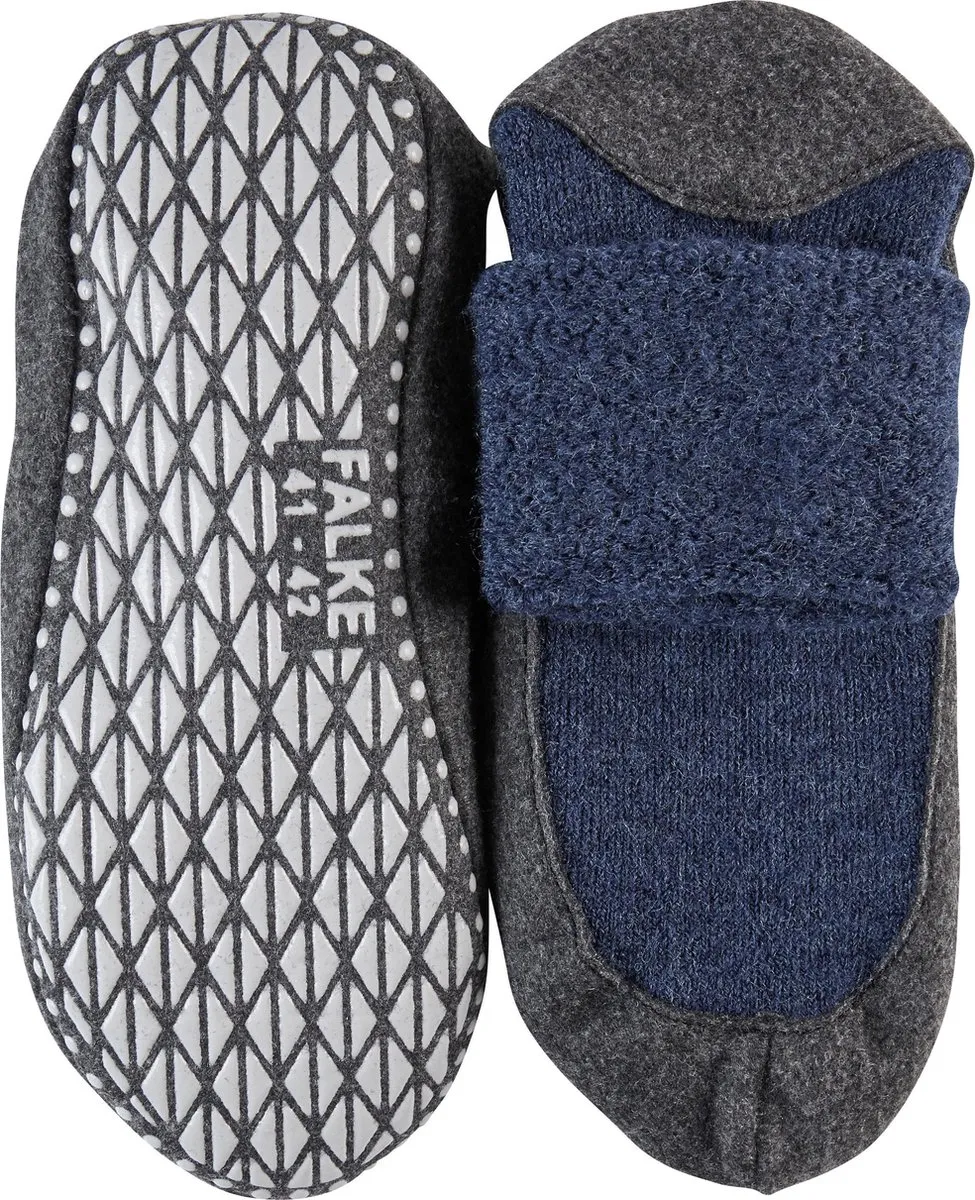 FALKE Cosyshoe Heren Pantoffels - Blauw - Maat 37-38