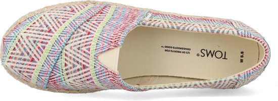 TOMS - Maat: 36 - Alpargata Platform Rope Espadrille Women Natural