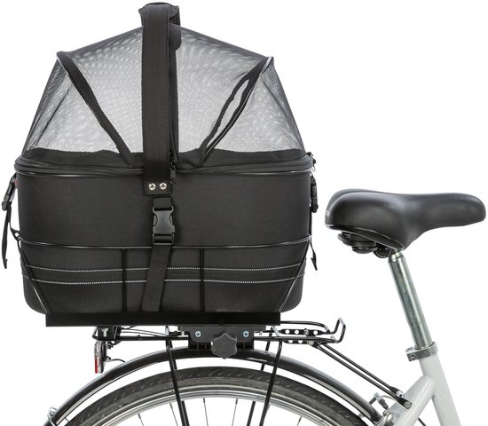 fietsmand, fietsbagage, zadelbag, regenkap, stadsfiets