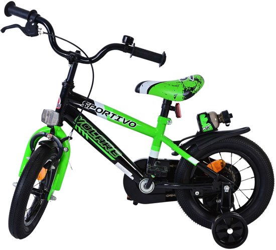 Volare Sportivo Kinderfiets - Jongens - 12 inch - Groen