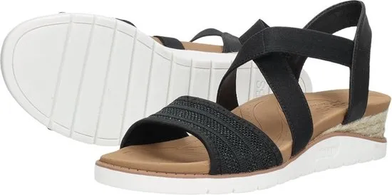 Skechers Arch Fit - maat 41 - Beach Kiss-Boho Beyo Dames Sandalen - zwart