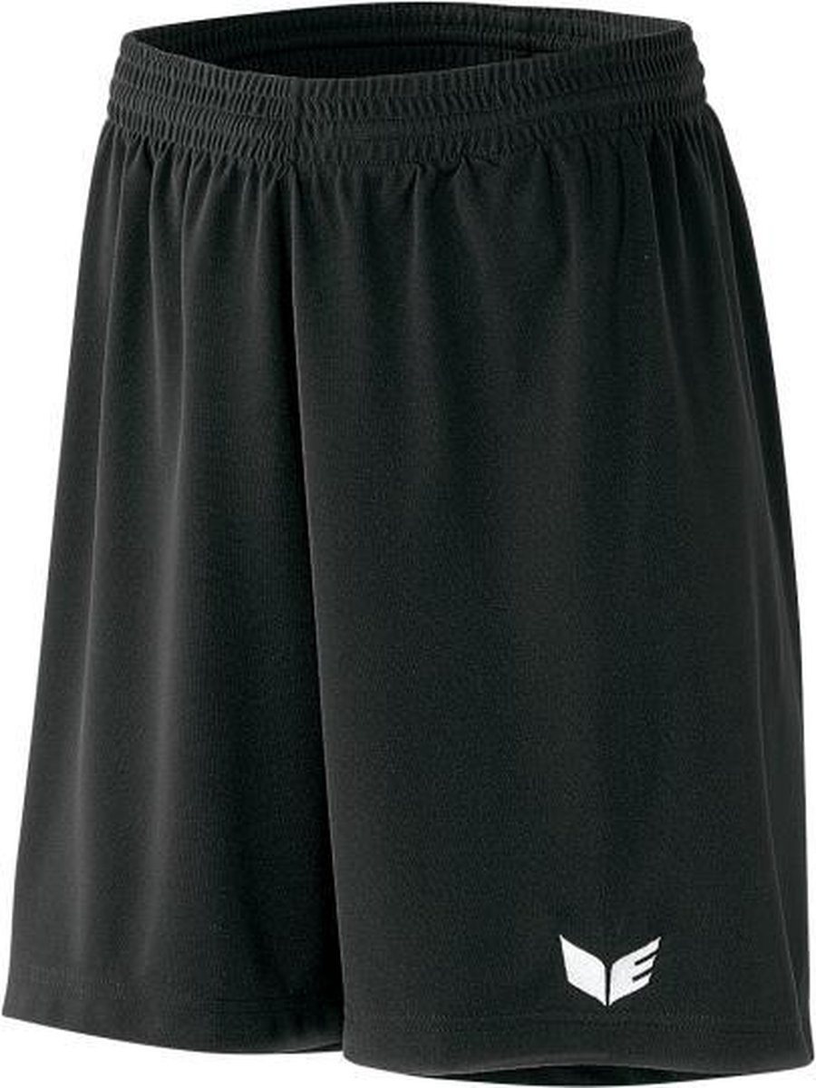 shorts, athletic, zwart, polyester, logo
