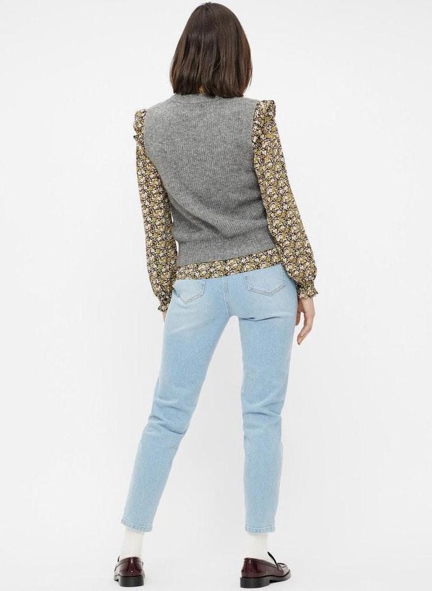 Pieces - Maat XS - PCLEAH MOM HW ANK LB160-BA/NOOS BC Dames Jeans