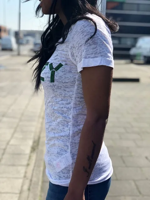 T-SHIRT - KRAZY - WIT - m