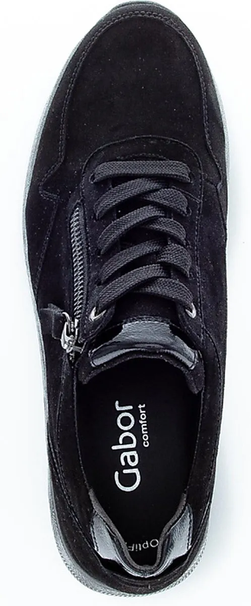 Gabor  - maat 40,5 - 96.587 Dames Sneakers - Zwart